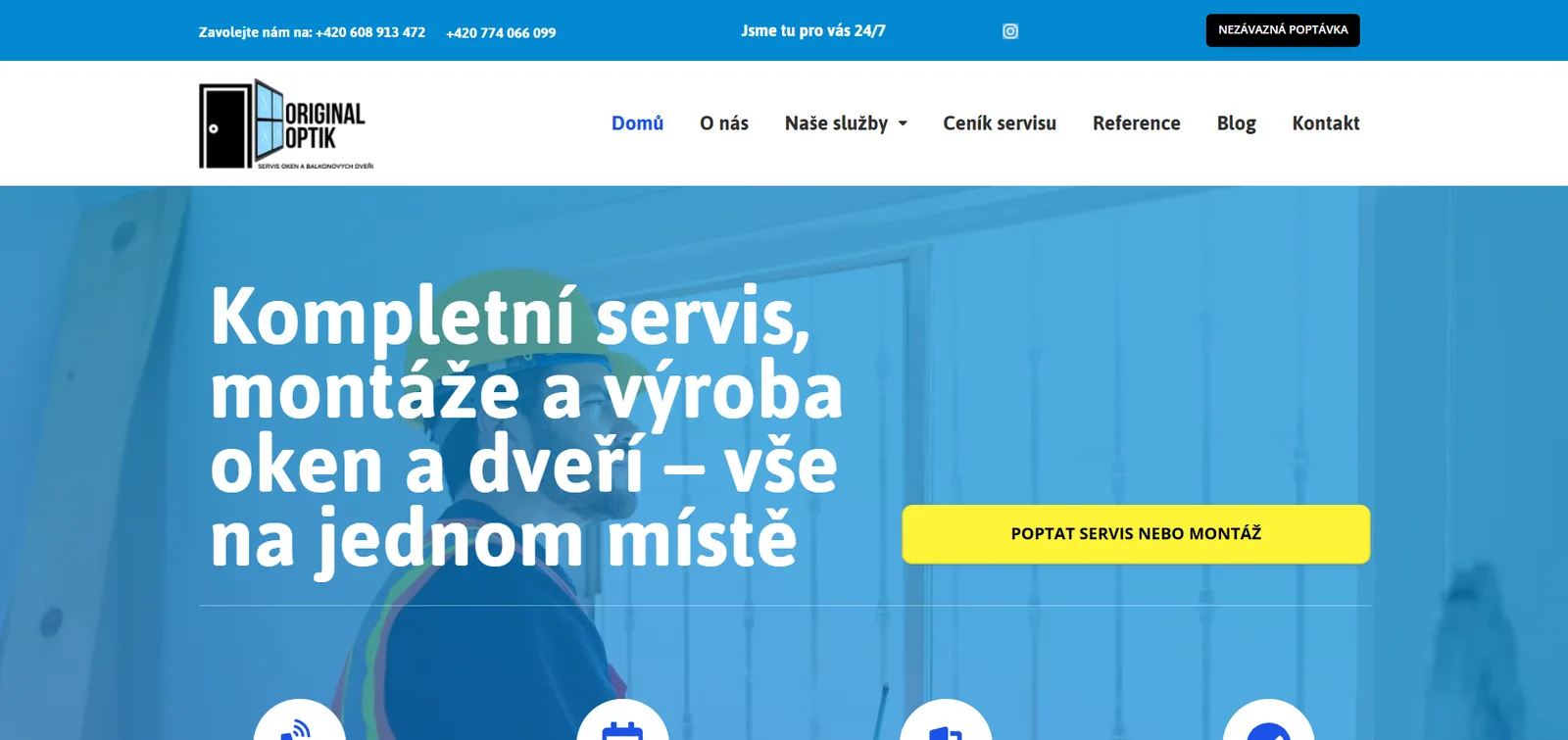 Original Optik old WordPress site