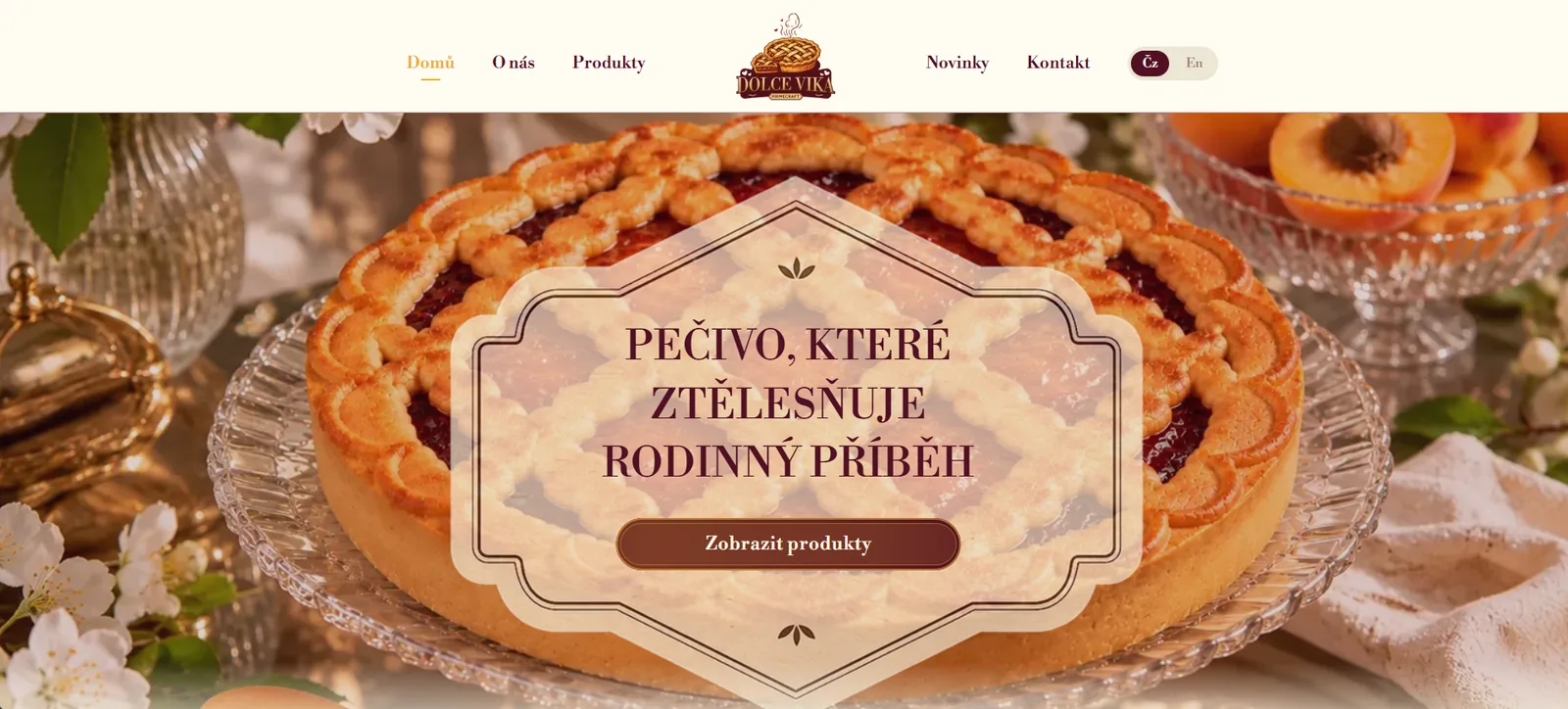 DOLCE VIKA website on desktop